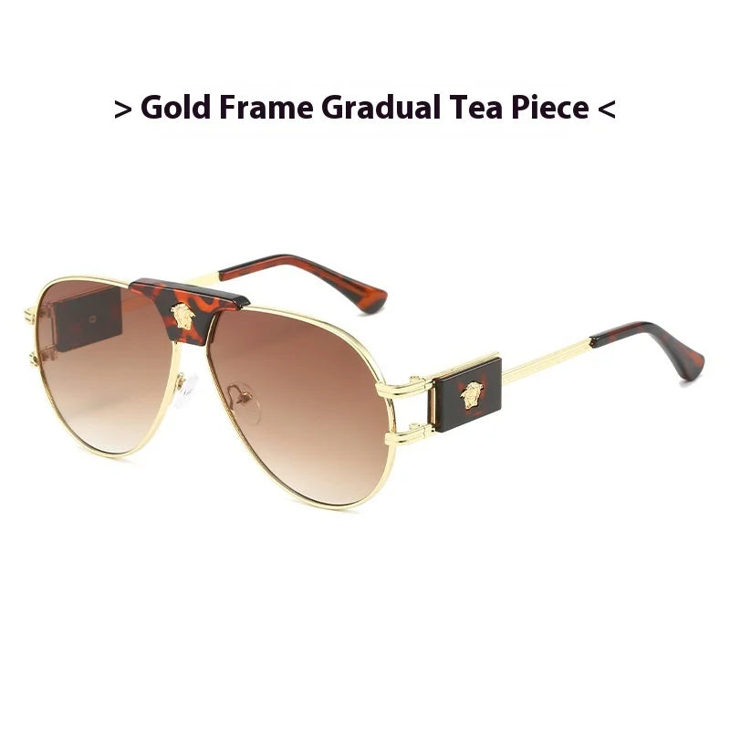 2024 Luxury Men'S Polarized Sunglasses Driving Sunglasses For Men Women Brand Designer Male Vintage Black Pilot Sunglasses Uv400