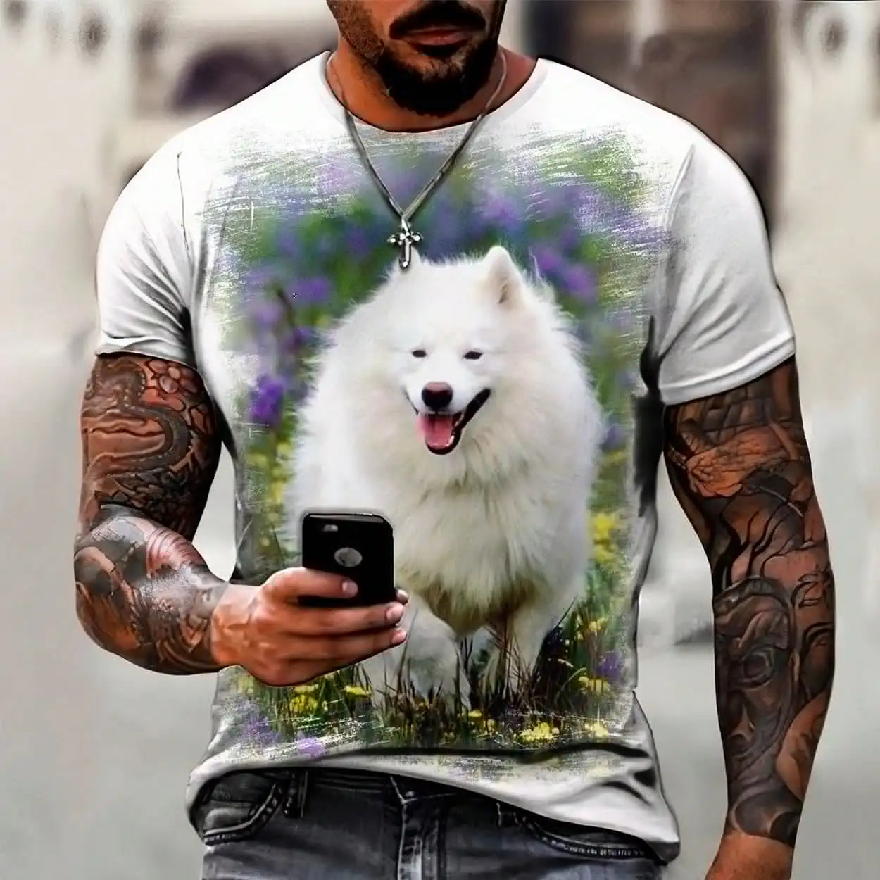 Dog Samoieda Pet Shop 01 T-Shirt