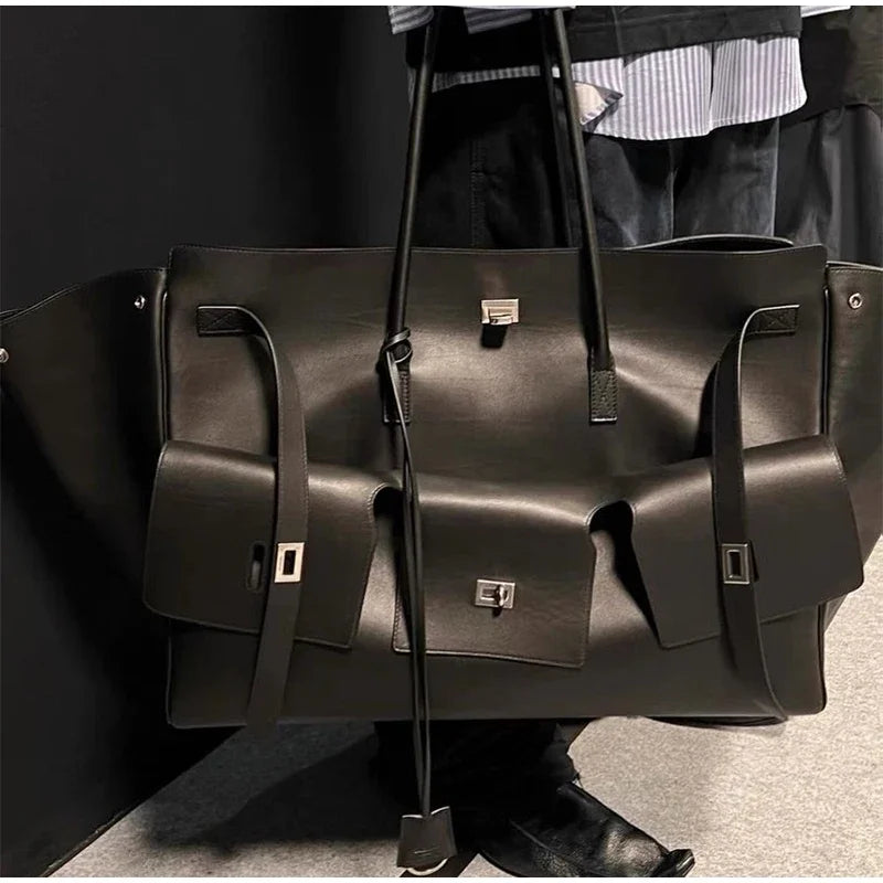 Luxury High Quality Tote Bag Brand Texture Lock Wing Bag Solid Color Simple New Horizontal Square Bag Women's Commuter Handbag