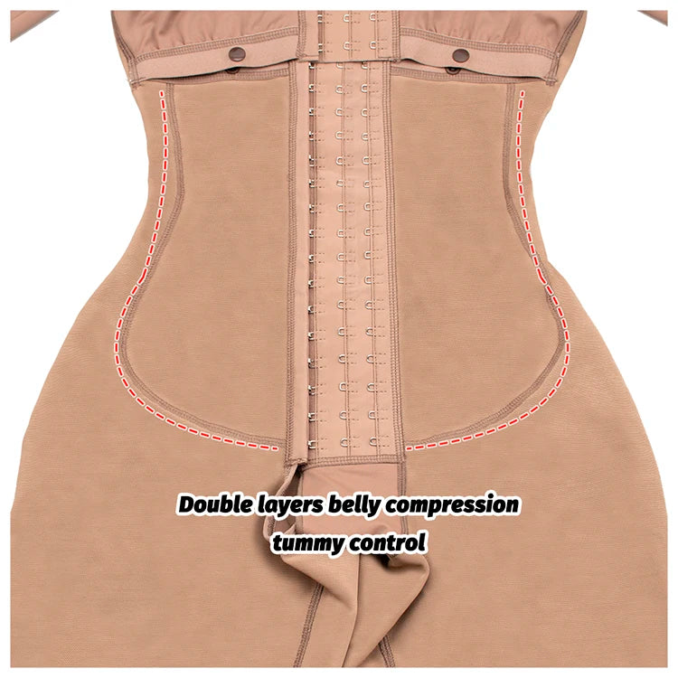 Cintas Colombianas de Corpo Inteiro Modeladoras de Alta Compressão Pós-Operatório Pós-Parto Lipo Braço Afinador Cintura Redutora Modeladora