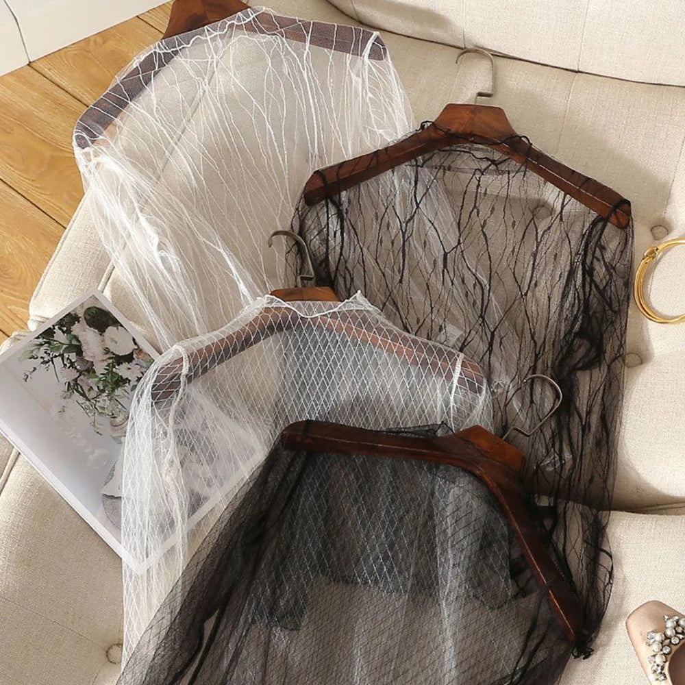 Sexy Mesh Perspective Top Ladies Sheer Blouses Women Lace Floral T Shirt See Through Long Sleeve Tee Shirts Sunscreen Tops
