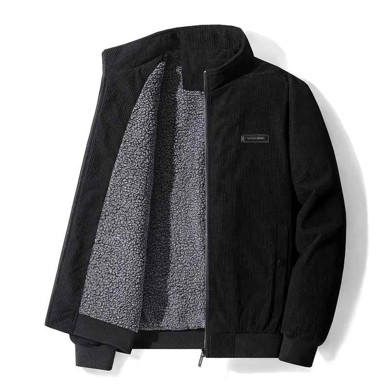 Men 2025 Winter Brand Thick Warm Fleece Jacket Men Fashion Windproof Outdoor Coat Men Autumn Outwear Classic Casual Jacket Men