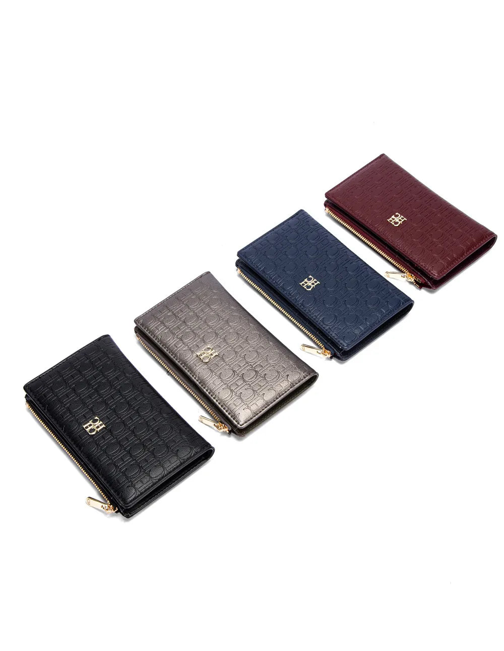 CH Luxury Wallet Card Leather Zipper Letter Printed Short Women's Handbag 2026 Trendy Coin Storage Bag