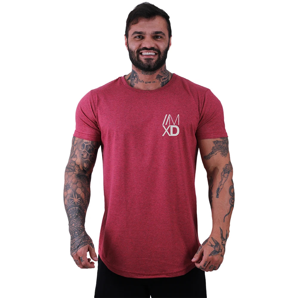 MXD Concept Printed Fitness Workout Fit Lonline T-Shirt
