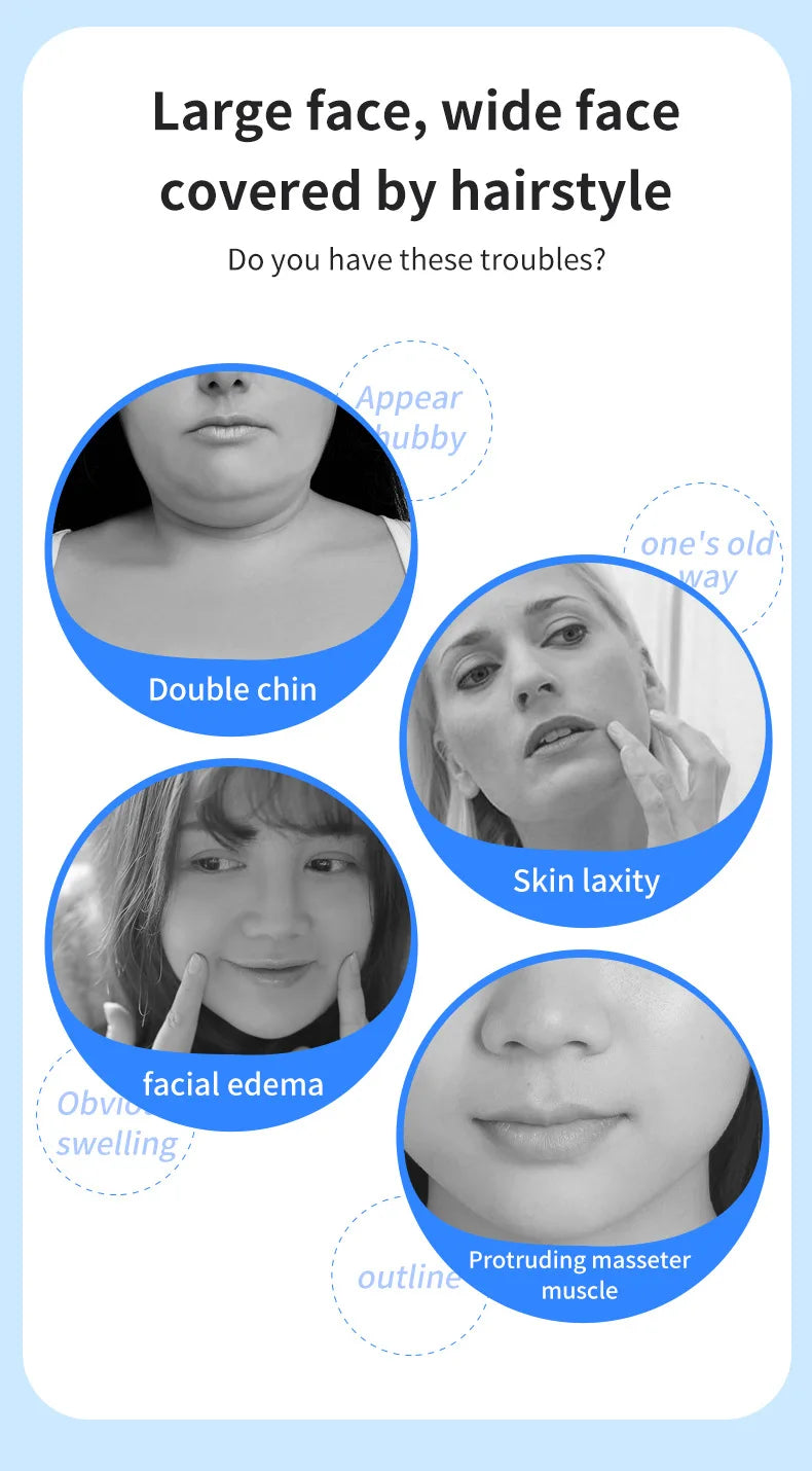 Removedor de queixo duplo, vibração, queixo para cima, massageador facial em V, levantador facial EMS, dispositivo de beleza, cinto modelador de lifting facial em V