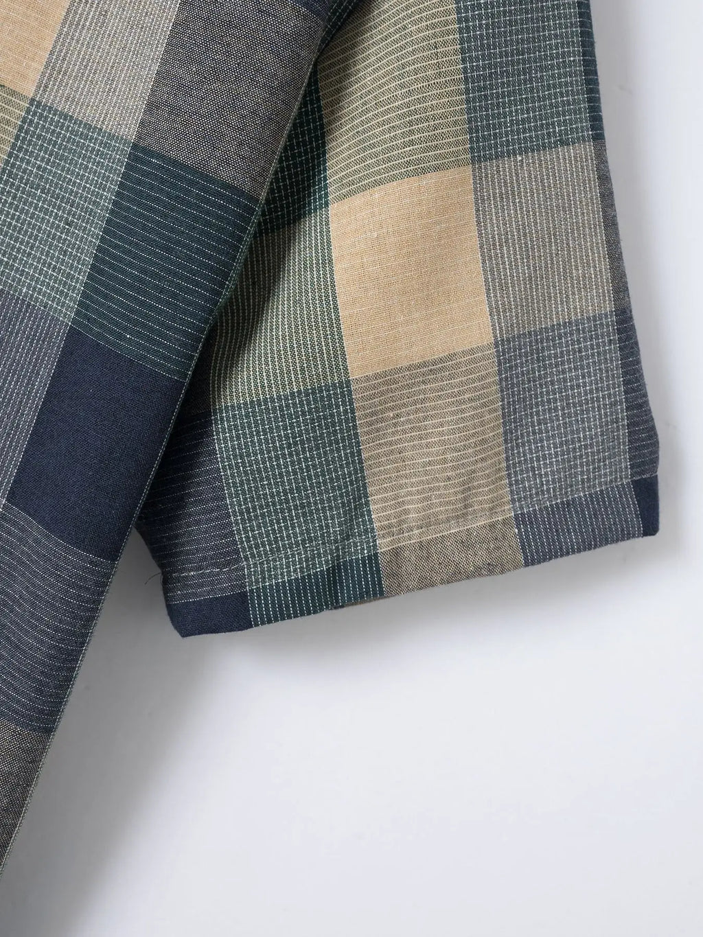 2024 Cross Border Amazon Summer New Plaid Shirt Summer Men's Short Sleeve Lapel Youth Casual Short Sleeve Men's Shirt