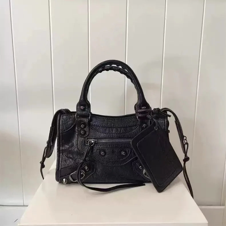 City Motorcycle Shoulder Bag Tote Bag for Women Luxury Designer 2026 Autumn and Winter handbag crossbody Large Capacity