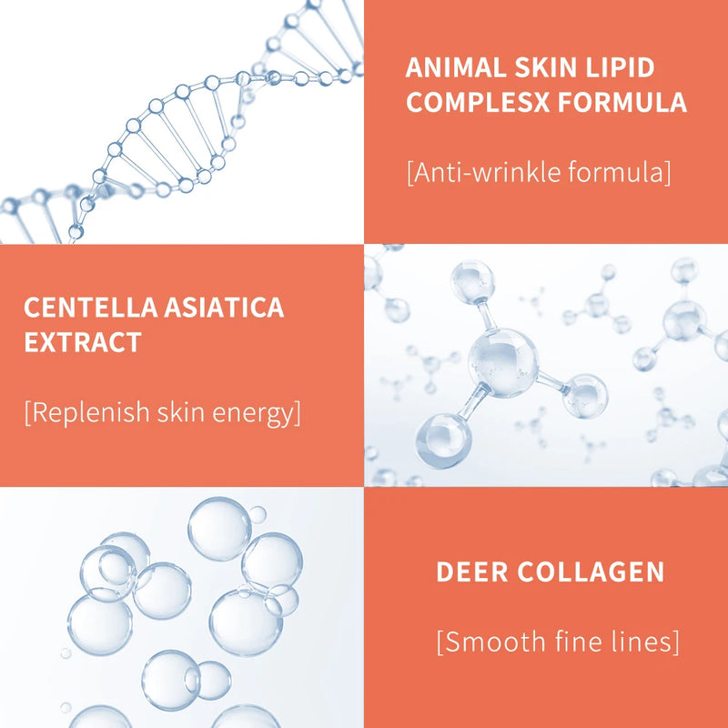 Creme para os olhos com colágeno e peptídeos, antirrugas, antienvelhecimento, remove olheiras, cuidados com os olhos contra inchaço e bolsas, creme hidratante para os olhos