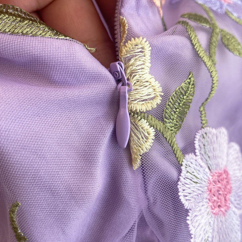 Summer High-end Embroidery Lace Prom Dress Women French Luxury 3D Flower Short Sleeve Long Dress Party Bodycon Holiday Vestido