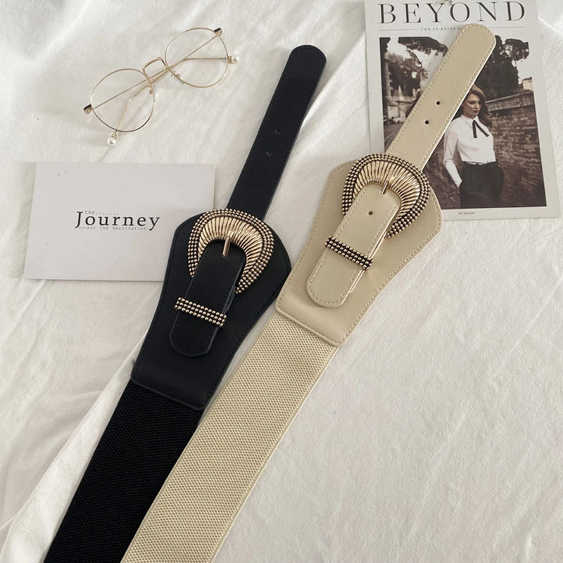 Stylish elastic waistband  Women's fashion belt cinturones para vestidos de mujer cinturón para mujer cinto cinturon
