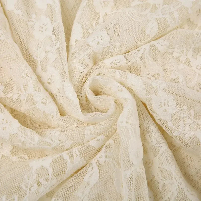 Saia assimétrica de renda Fairycore feminina vintage Y2K Boho estética moda cintura alta saias médias femininas roupas de férias