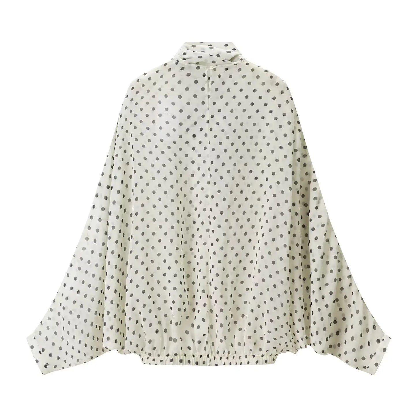 CharmChant Women's Polka Dot Sheer Chiffon Oversized Shirt & Maxi Skirt 2 Piece Set Spring 2026 Retro Elegant Chic Party Outfits