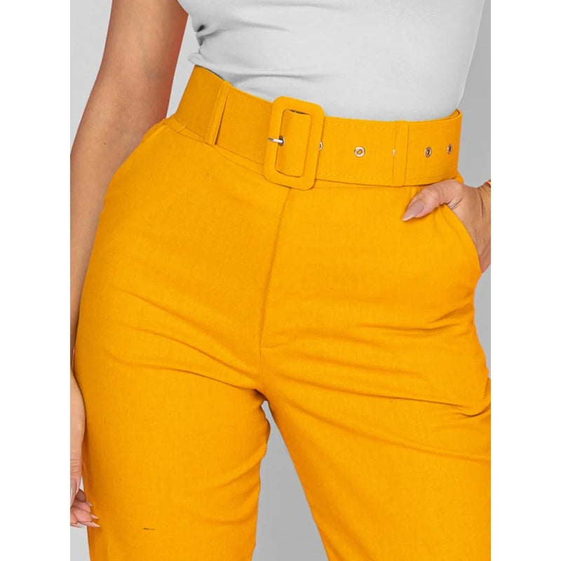 Women's Linen pants/dress pants/stitching details/stylish/Stripped/fashion trend/elegant/modern collection