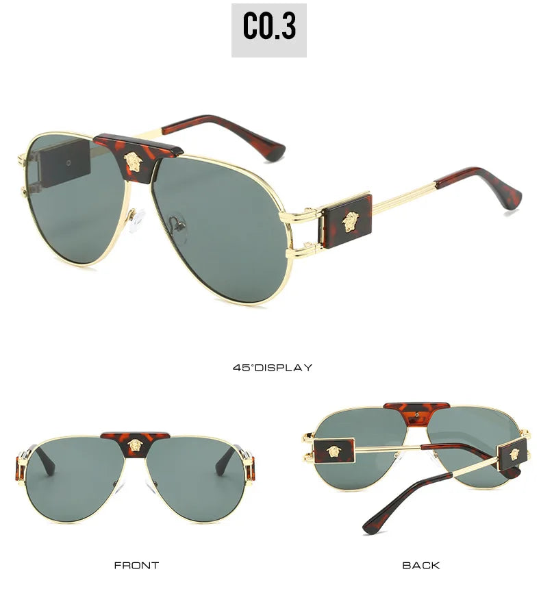 2024 Luxury Men'S Polarized Sunglasses Driving Sunglasses For Men Women Brand Designer Male Vintage Black Pilot Sunglasses Uv400
