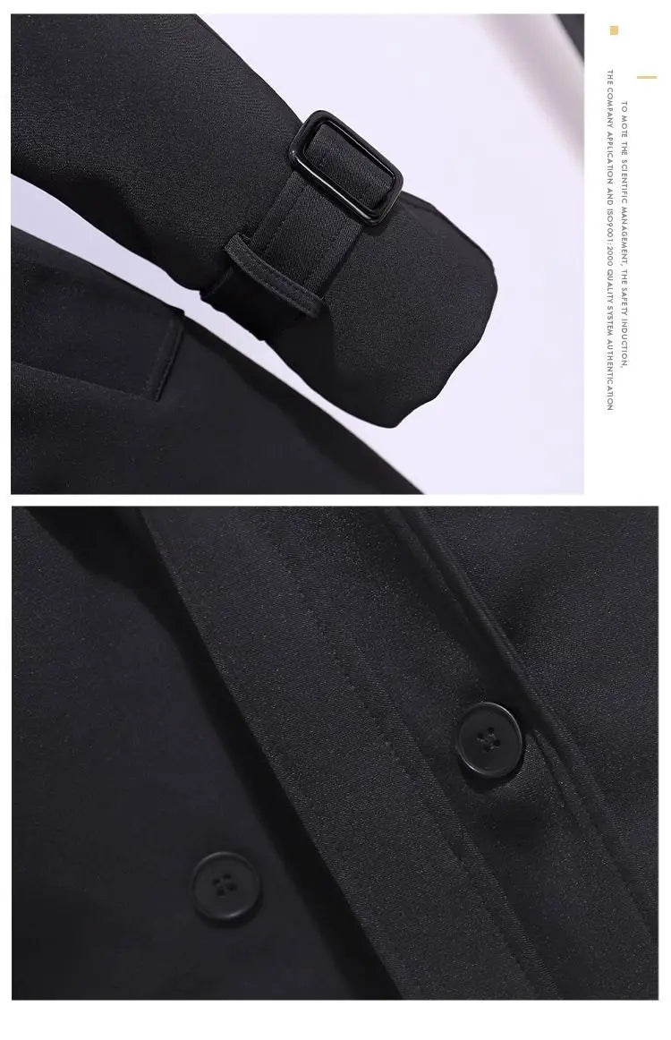 Women's Windbreaker 2026 Spring Autumn New Slim Double-breasted Temperament Coat With belt Femle mid length Casual Trench coat