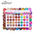 Paleta de sombras POPFEEL Color Studio, altamente pigmentada, 40 tons matte e brilhantes, à prova d'água e fácil de misturar