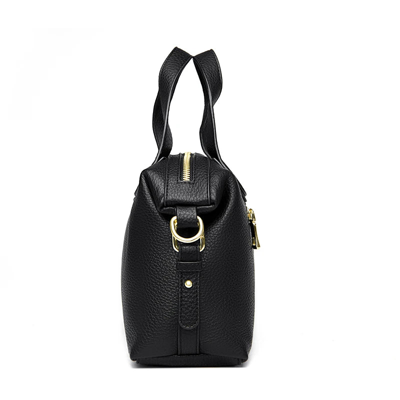 Bolsa feminina de couro de luxo, designer de moda, bolsa transversal de ombro para mulheres, bolsas femininas de marca de alta qualidade, novas