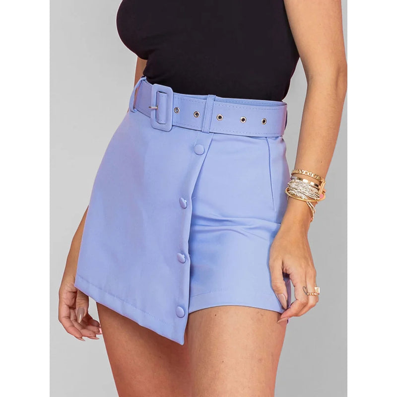 SHORT SKIRTS SHORT OF ALPHAIATARY AND WITH BELT.