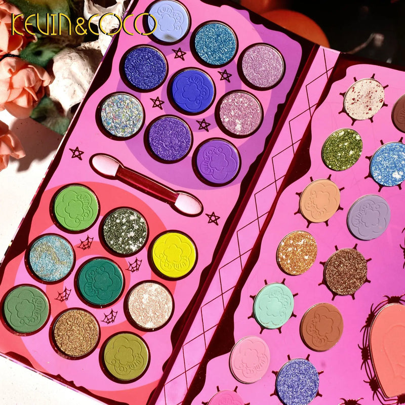 Beauty Makeup Girl Sombra Blush Contorno Paleta Tudo em Um 68 Cores Paleta de Sombras