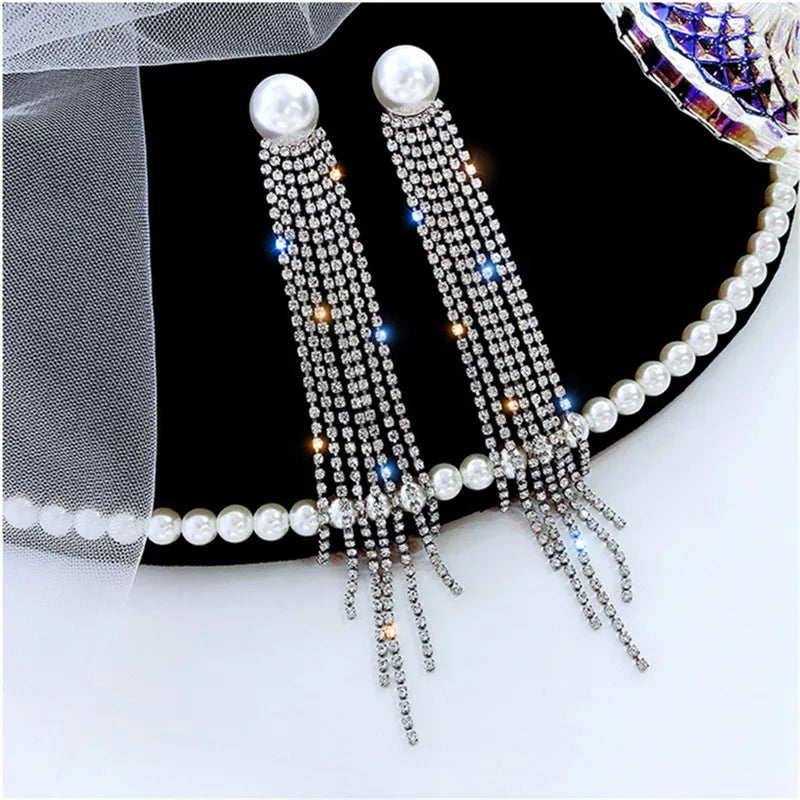 Vintage Red Heart Crystal Earrings For Women Cross Pendant Rhinestone Dangle Earring Jewelry Party Anniversary Gift Pendientes