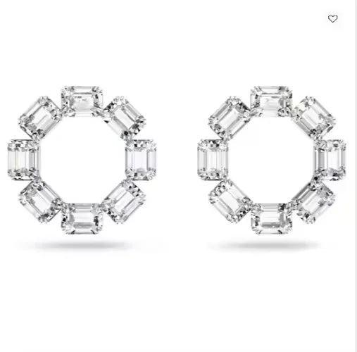 2026 New Women's White Crystal High Jewelry Set Necklace, Earrings, Bracelets, Rings Best Wedding Party Accessories