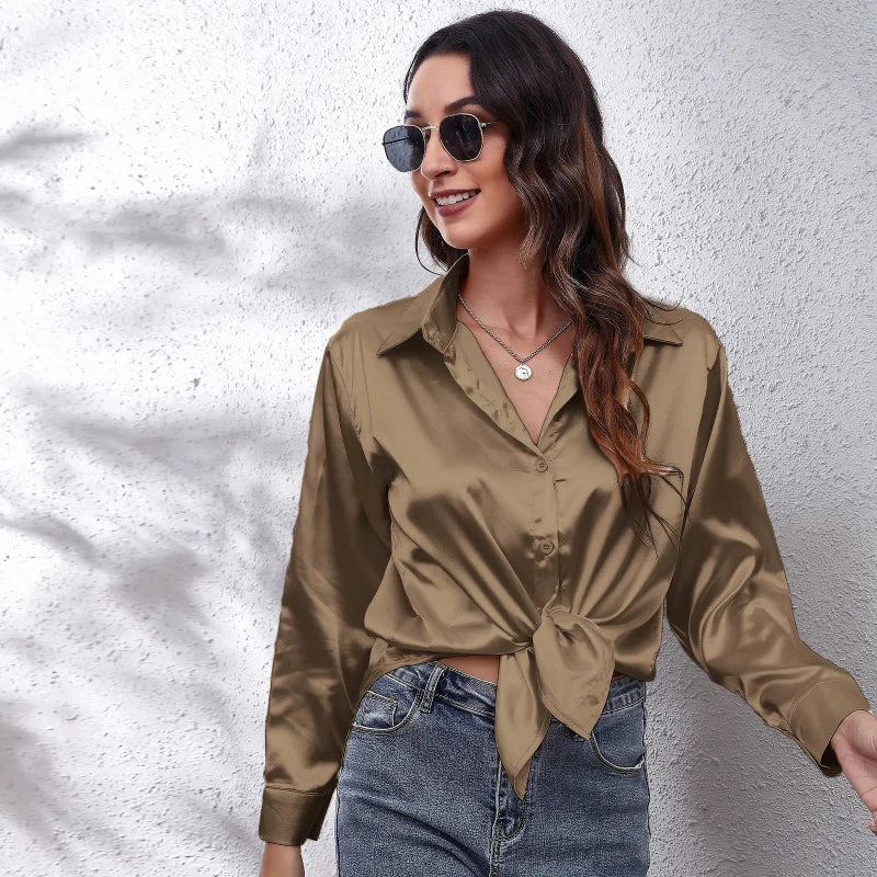 Blusa feminina sexy com decote em V, transparente, estilo boho, de malha, com babados, manga larga, elegante, peplum, com babados, blusa feminina 13459