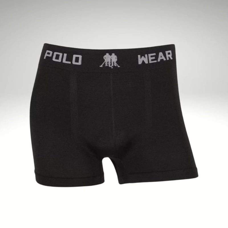 Kit 3 Cuecas Boxer Polo Wear Microfibra Masculina