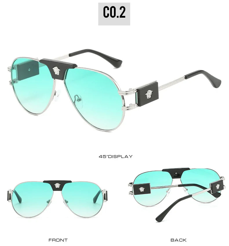 2024 Luxury Men'S Polarized Sunglasses Driving Sunglasses For Men Women Brand Designer Male Vintage Black Pilot Sunglasses Uv400