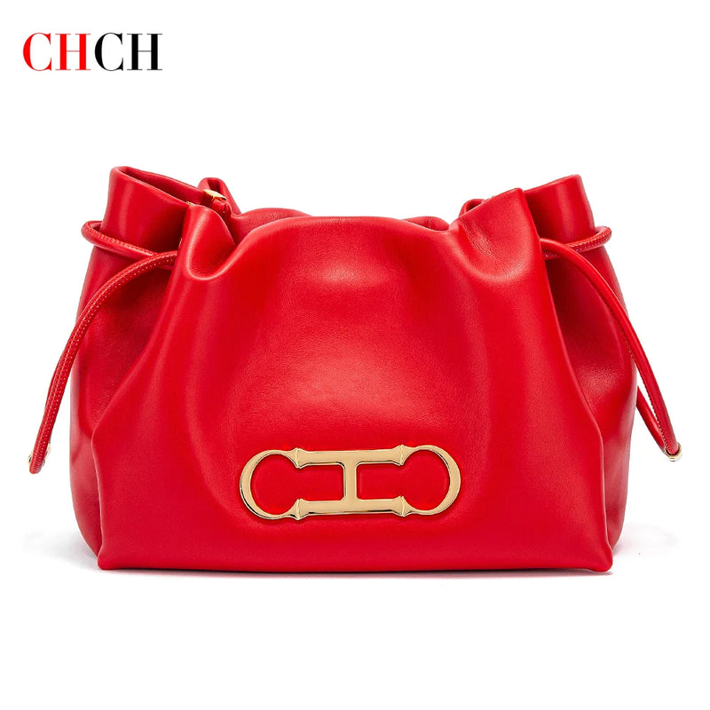 CHCH Women's Shoulder Bag New PU Cloud Bag 2024 New Crossbody Bag Party Wallet