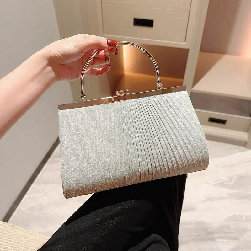 Luxury Moon Women Handbag Luxury Apricot Evening Clutch Bag Party Chain Shoulder Bag Female Sequin Wedding Purses and Handbags - CRAVO ROSE