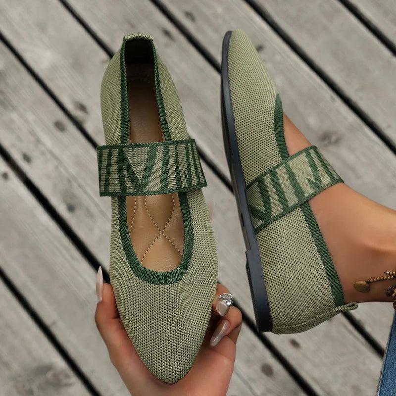 Women's Ballet Flats Casual Shoes Low Heel Barefoot Elegant Woman Sneakers Socofy Comfortable Pointed Toe on Offer Free Shipping - CRAVO ROSE