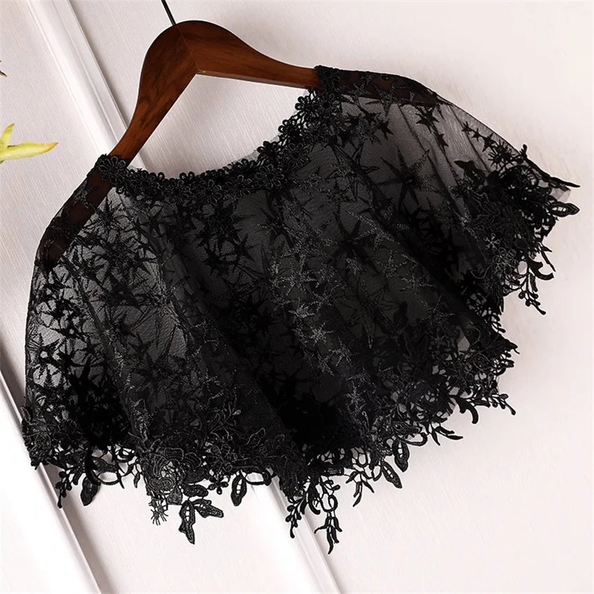 Bolero elegante feminino com renda, acessórios, capas xale elegantes para festa, casacos de proteção solar, pulôveres 2349
