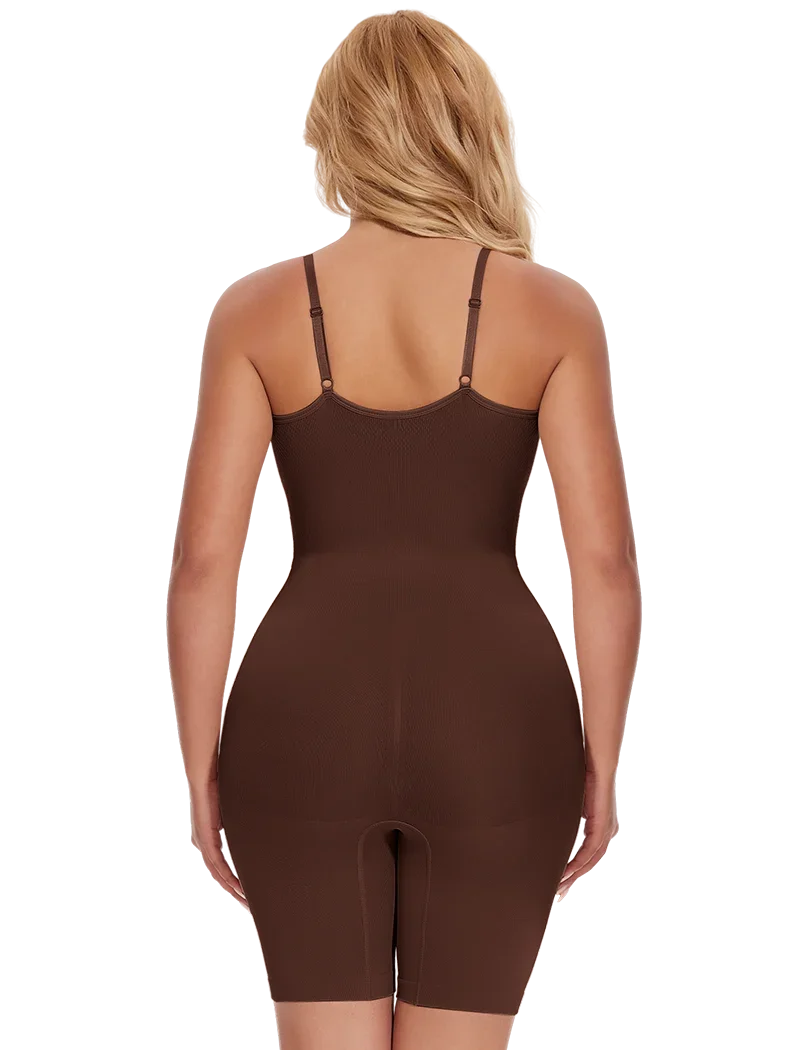 SLIMBELLE Women's Full Body Shaper Bodysuits Tummy Control Butt Lifter Slim Underwear Shapewear Thigh Slimmer Shorts One-Piece