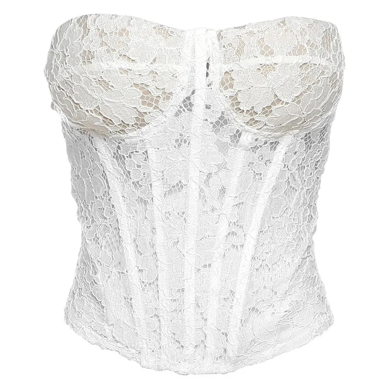 Conjuntos elegantes de renda e cetim com top e saia longa femininos, blusa justa e ombro de fora, robes femininos para festa de verão e noite