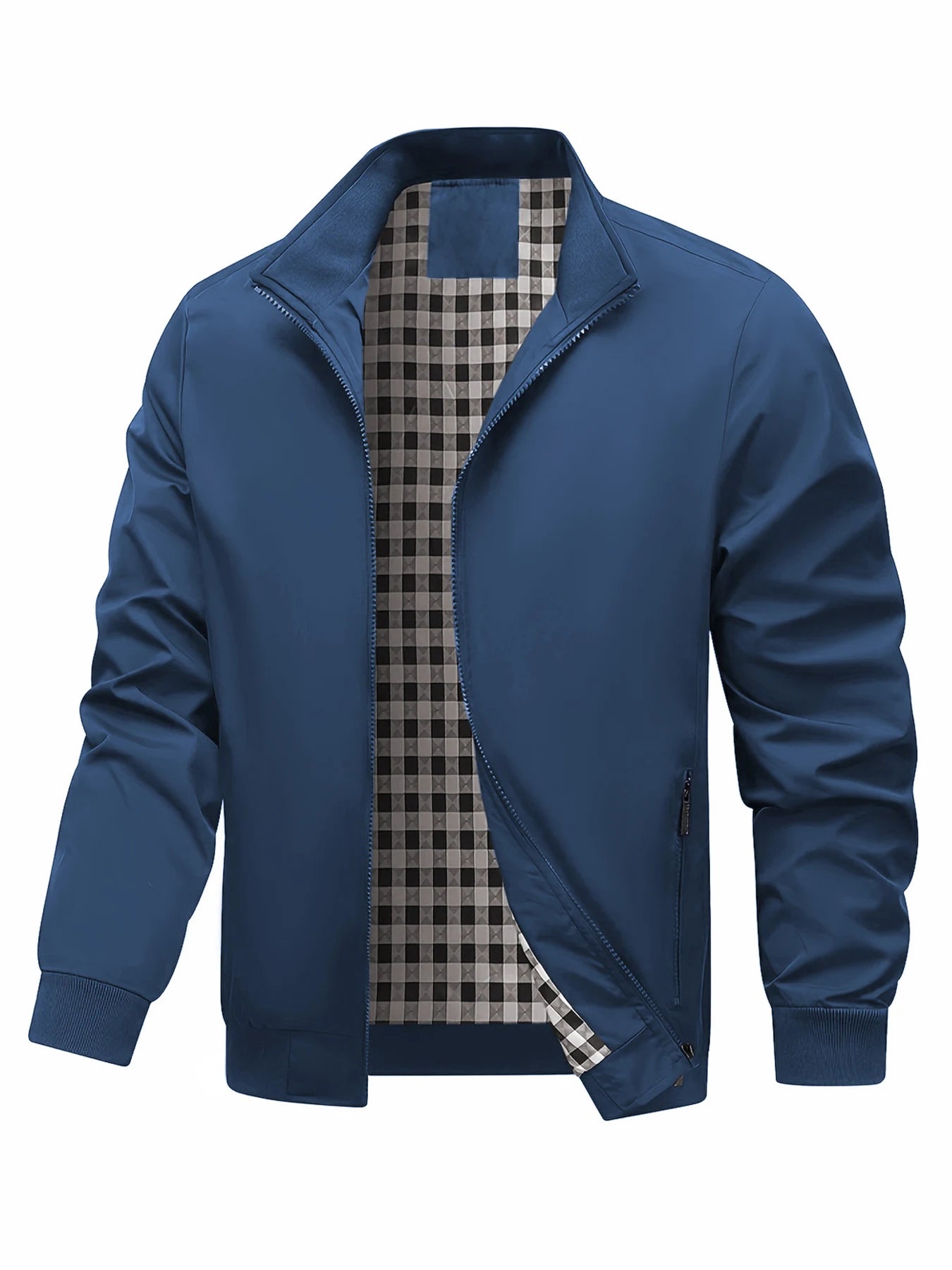 Plus-Size Jackets, Trendy Men's College-Style Jackets, Fashionable Plus-Size Men's Casual Outerwear for Spring and Autumn