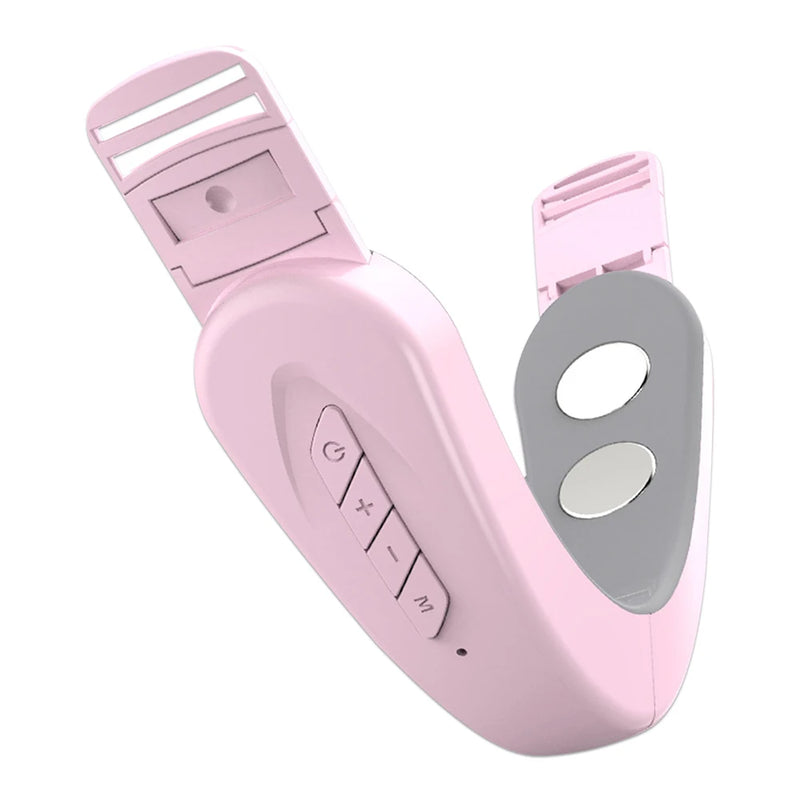 Dispositivo elétrico para lifting facial em V, terapia de fótons LED, microcorrente, endurecimento da pele, removedor de papada, massageador EMS para emagrecimento facial