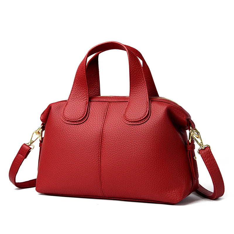 Bolsa feminina de couro de luxo, designer de moda, bolsa transversal de ombro para mulheres, bolsas femininas de marca de alta qualidade, novas