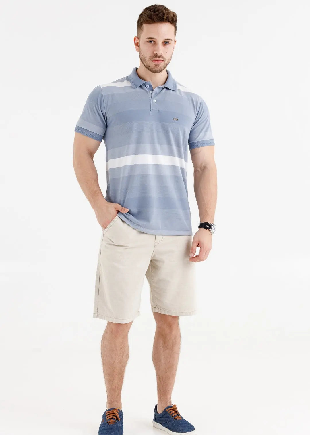 Rapport Striped Polo Shirt