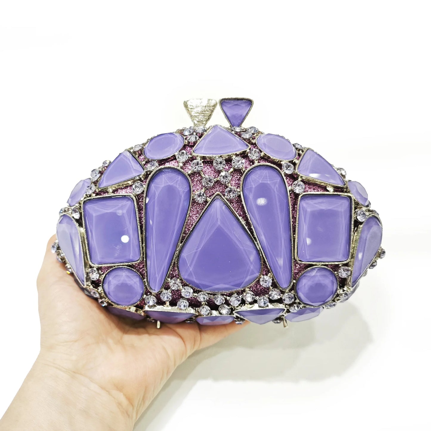 Xiyuan novas chegadas mulheres pedra sacos de noite senhora ouro strass bolsa embreagem marca luxo designer bolsa festa nupcial bolsas - CRAVO ROSE