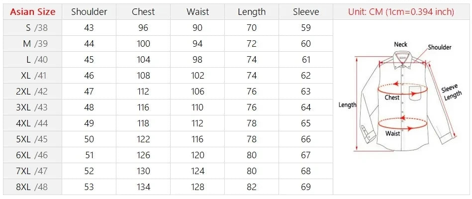 New Quality Anti-Wrinkle Men Shirt Long Sleeves Dress Shirts For Men Slim Fit Camisa Social Business White Office Shirt M-5XL