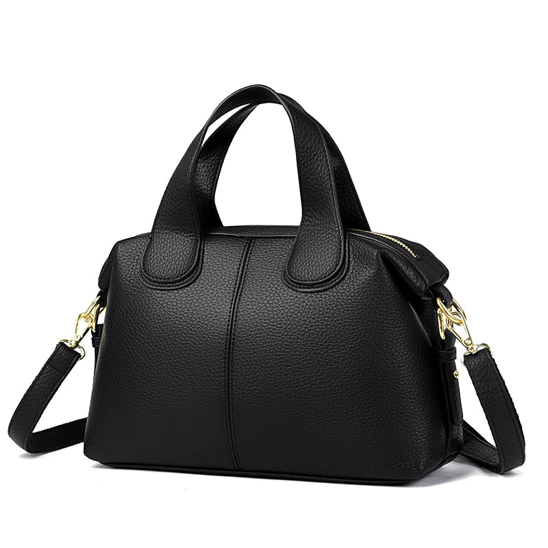 Bolsa feminina de couro de luxo, designer de moda, bolsa transversal de ombro para mulheres, bolsas femininas de marca de alta qualidade, novas