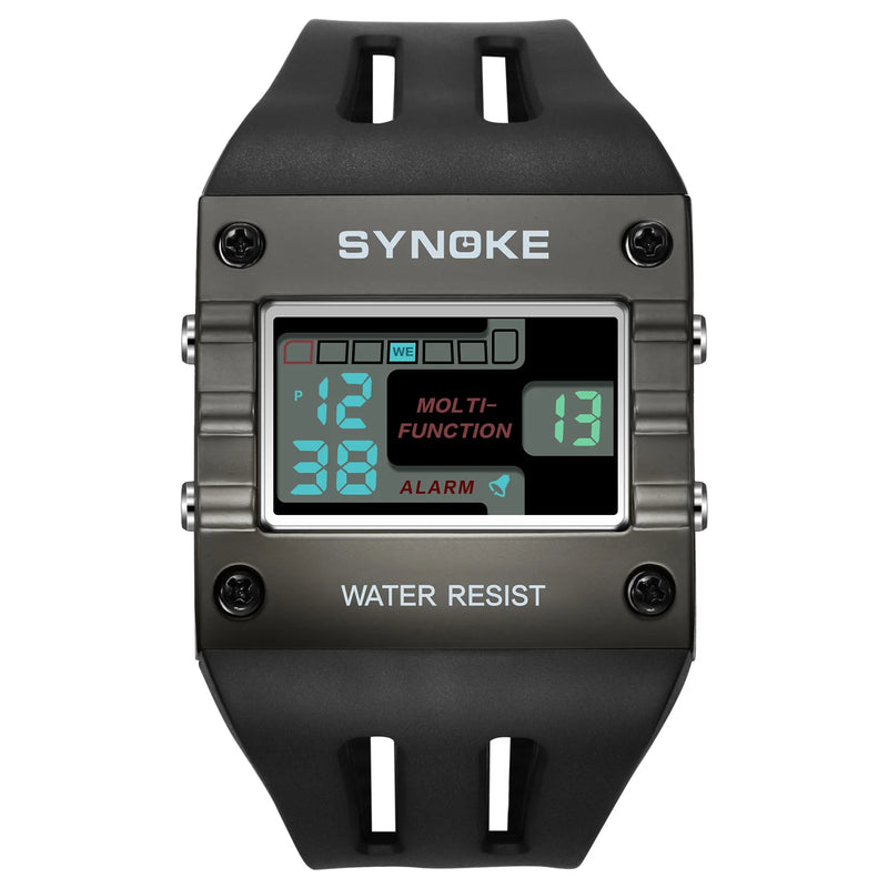 SYNOKE Mens Digital Sports Watch, Big Numbers, Large Display Face Big Digits, Easy to Read, Waterproof, Running Military Watch - CRAVO ROSE