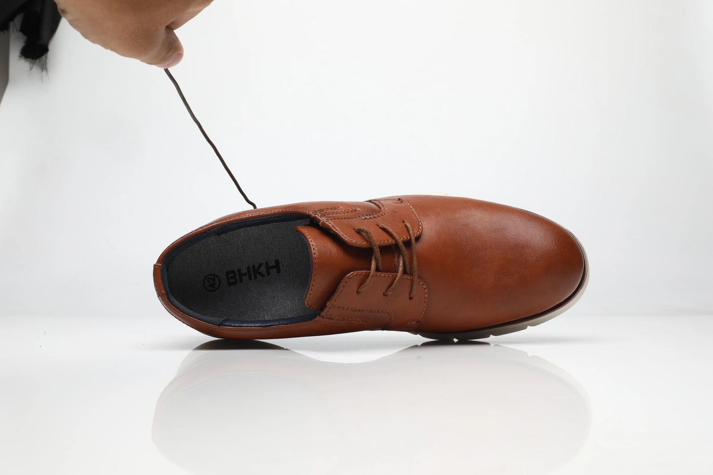 BHKH Male Sneakers Autumn/Winter traf Leather Men Casual Shoes Business Work Office Lace-up Dress shoes For Men Size47