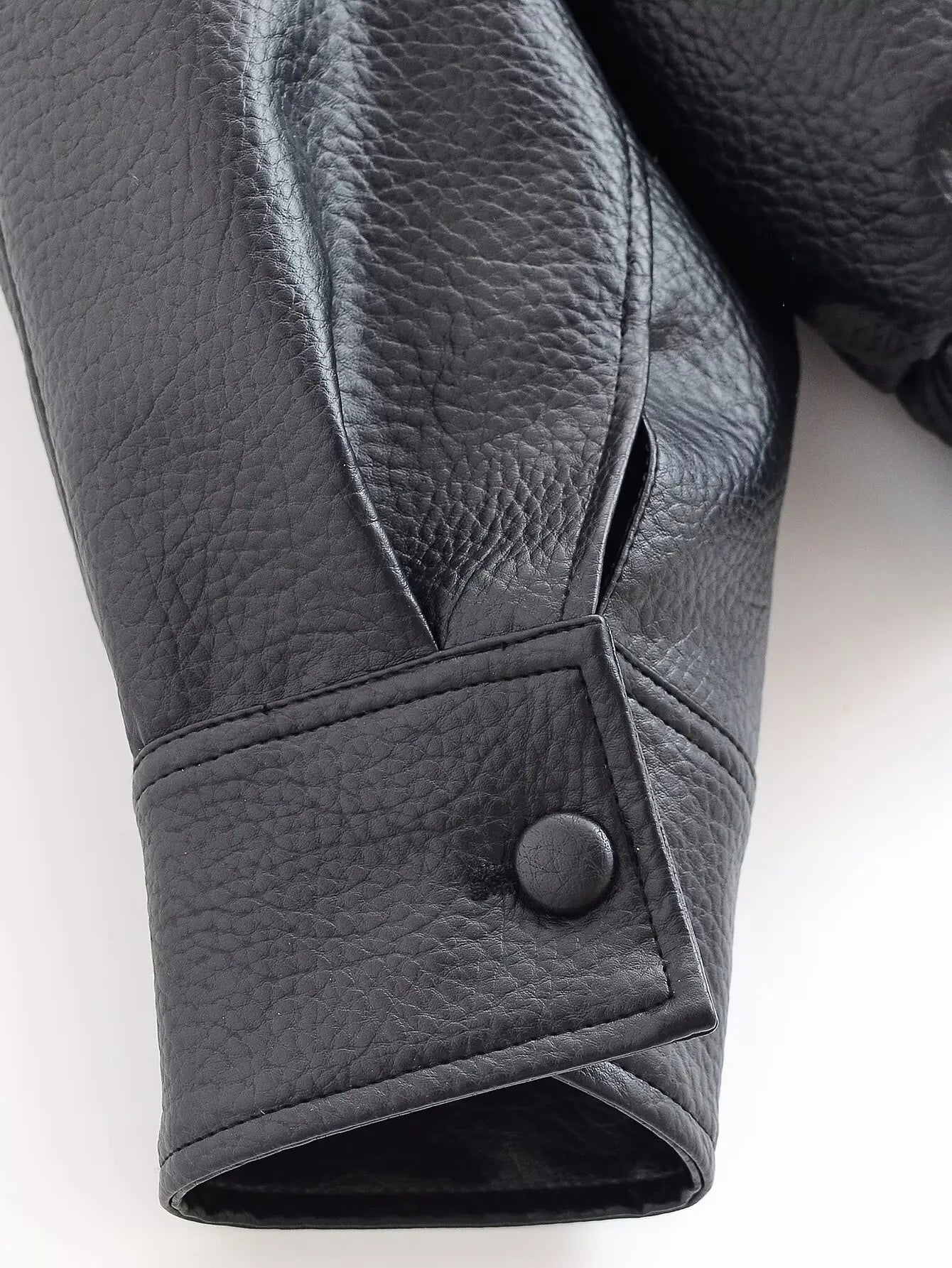 HH Women Autumn Elegant Street Style Coats Woman Asymmetric Button Pocket Long Sleeves Black Loose Zipper Slim Jackets