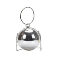 Luxury Women Round Ball Evening Bag 2024 Fashion Smooth Bright Surface Clutch Bag Ladies Crossbody Bag Party Chain Handbag Purse