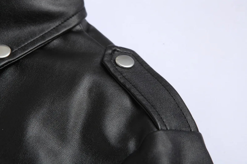 Jaquetas de couro masculinas para motocicleta, zíper oblíquo, slim, nova moda, couro sintético, camurça, casacos casuais, jaquetas de couro 4XL