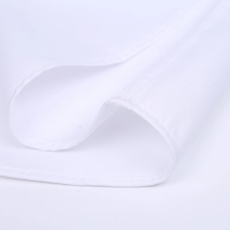 Camisa Qualidade 100% algodão  masculina de manga comprida sólida social camisa