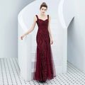 YIDINGZS Women Sequin Evening Dress Sexy Party Maxi Dress - CRAVO ROSE