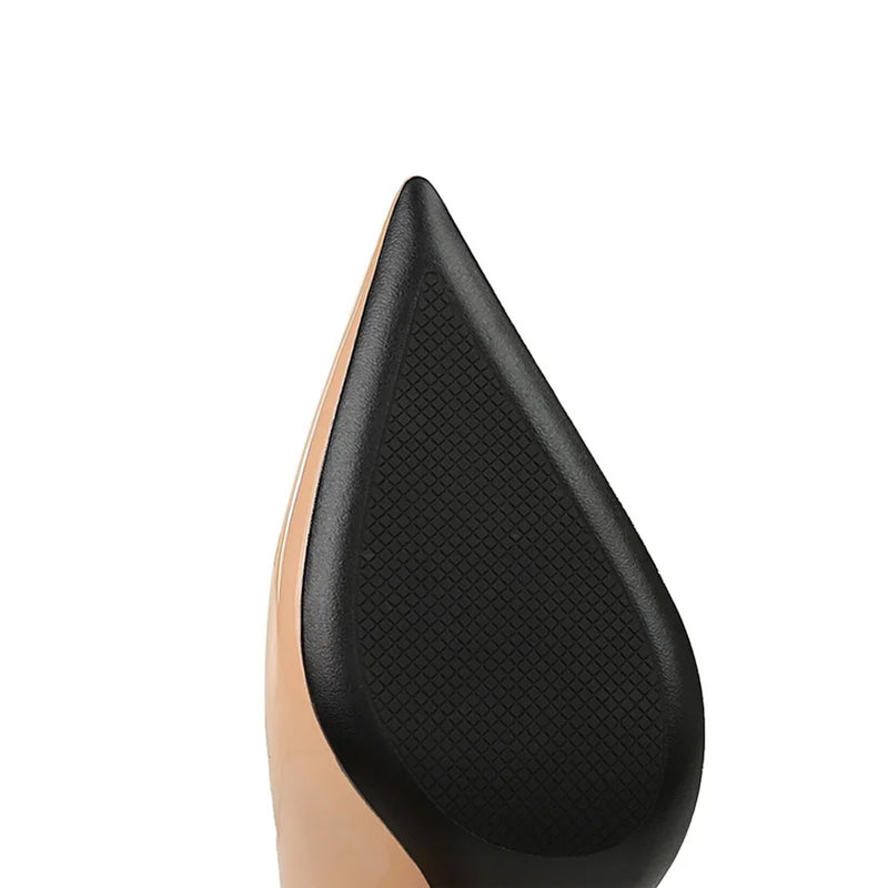 Sapatos de salto alto sensuais de 10 cm, cor vinho, nude, para mulheres, stripper, salto agulha, couro brilhante, para casamento, noiva, vermelho de qualidade