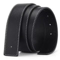 Temperamento Cinto Masculino de Negócios com Letras de Metal e Botão Versátil Decorativo Jeans Vestido Cinto Masculino de Negócios